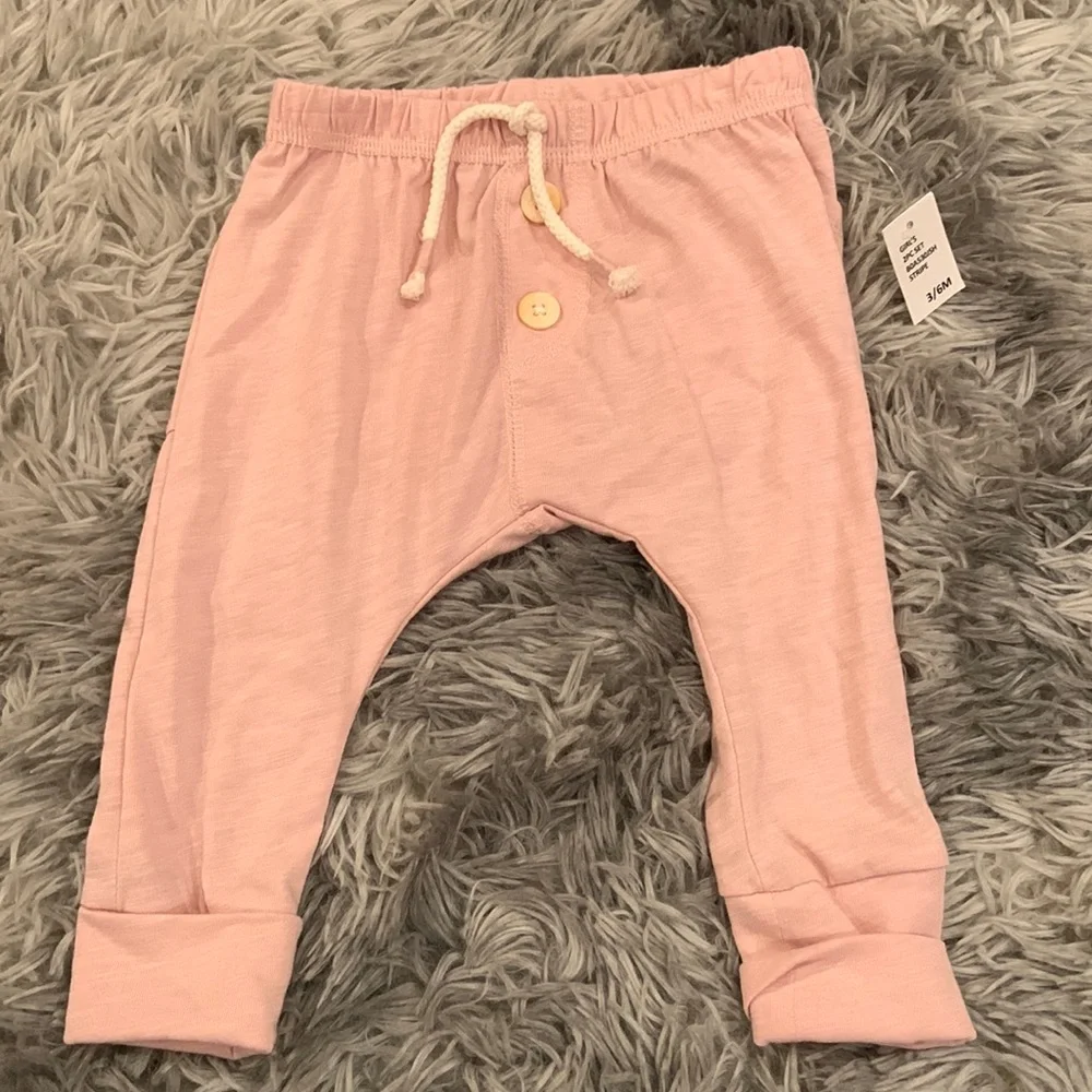 3/$15 NWT Baby Girl Pink Joggers